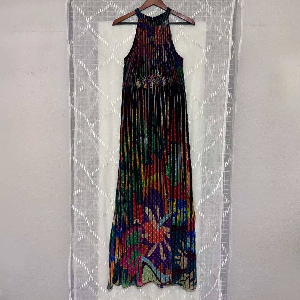 Anthropologie Multicolor Floral Maxi Dress - Picture 3 of 11